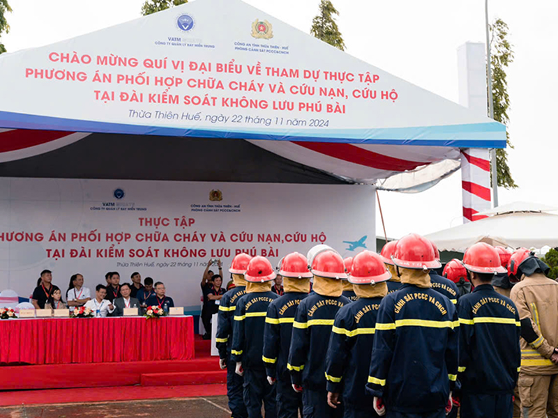 Ngày 22-11-2024 tại Sân bay Quốc tế Phú Bài, Thừa Thiên Huế 